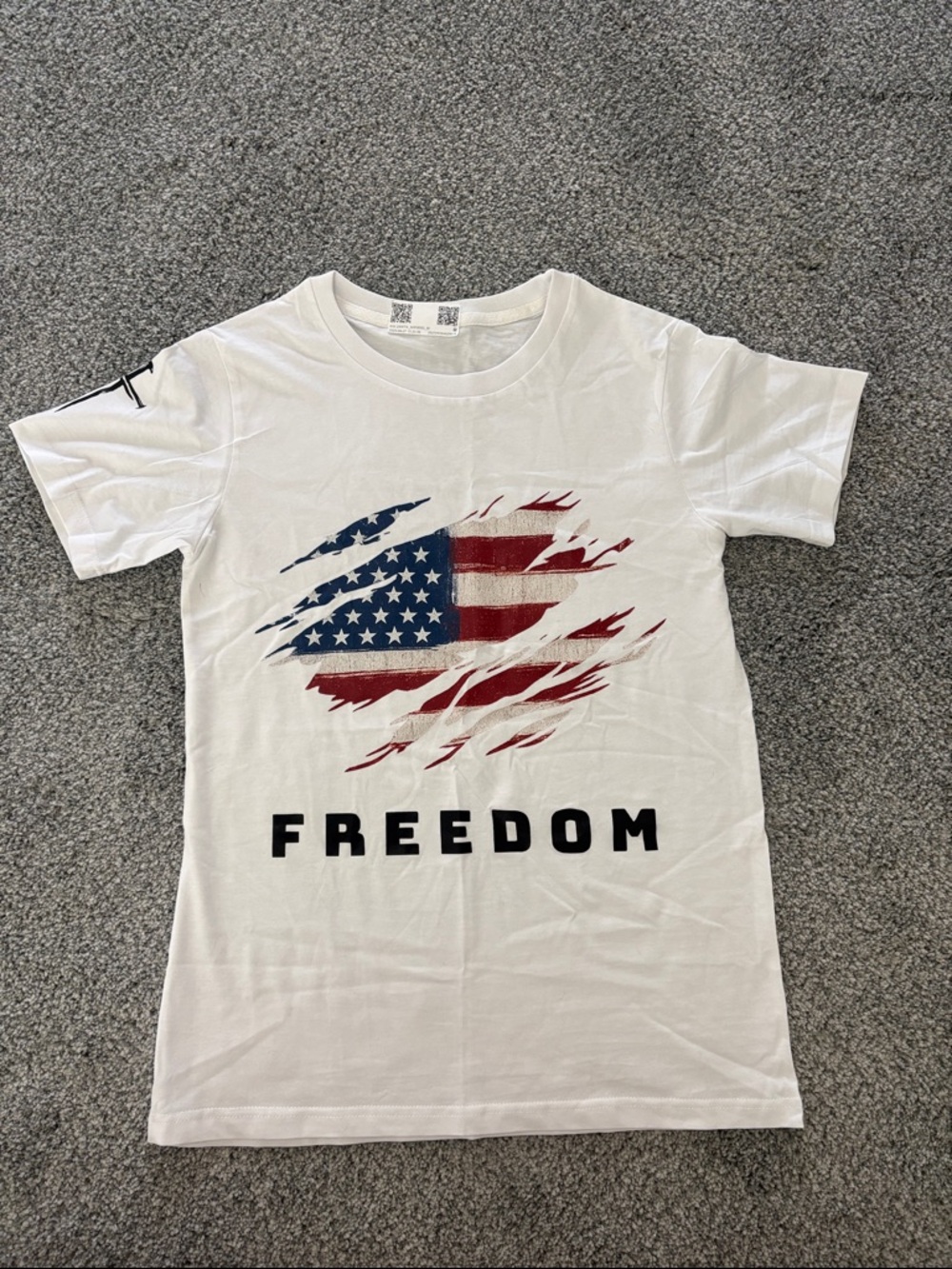Freedom American Flag Graphic Tee NWT